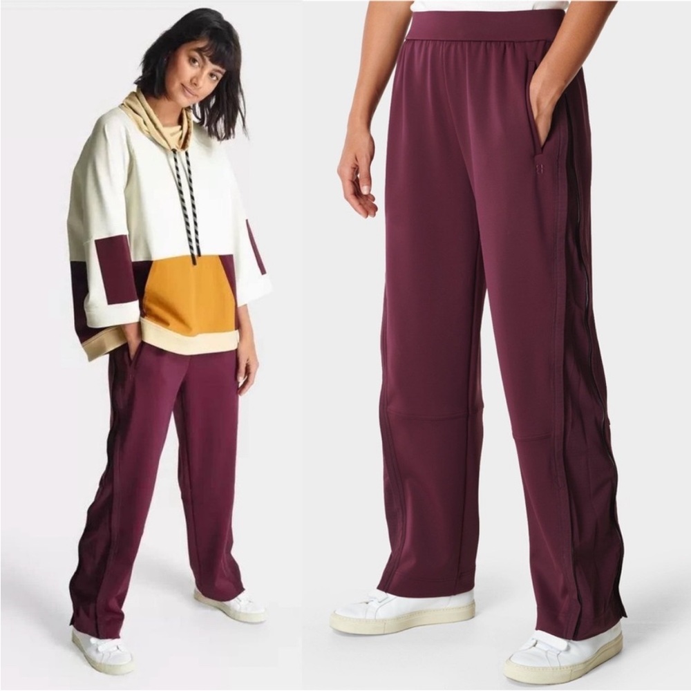 Sweaty Betty Mix it up trousers plum Size M